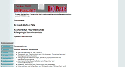 Desktop Screenshot of hnopraxis-paetz.de